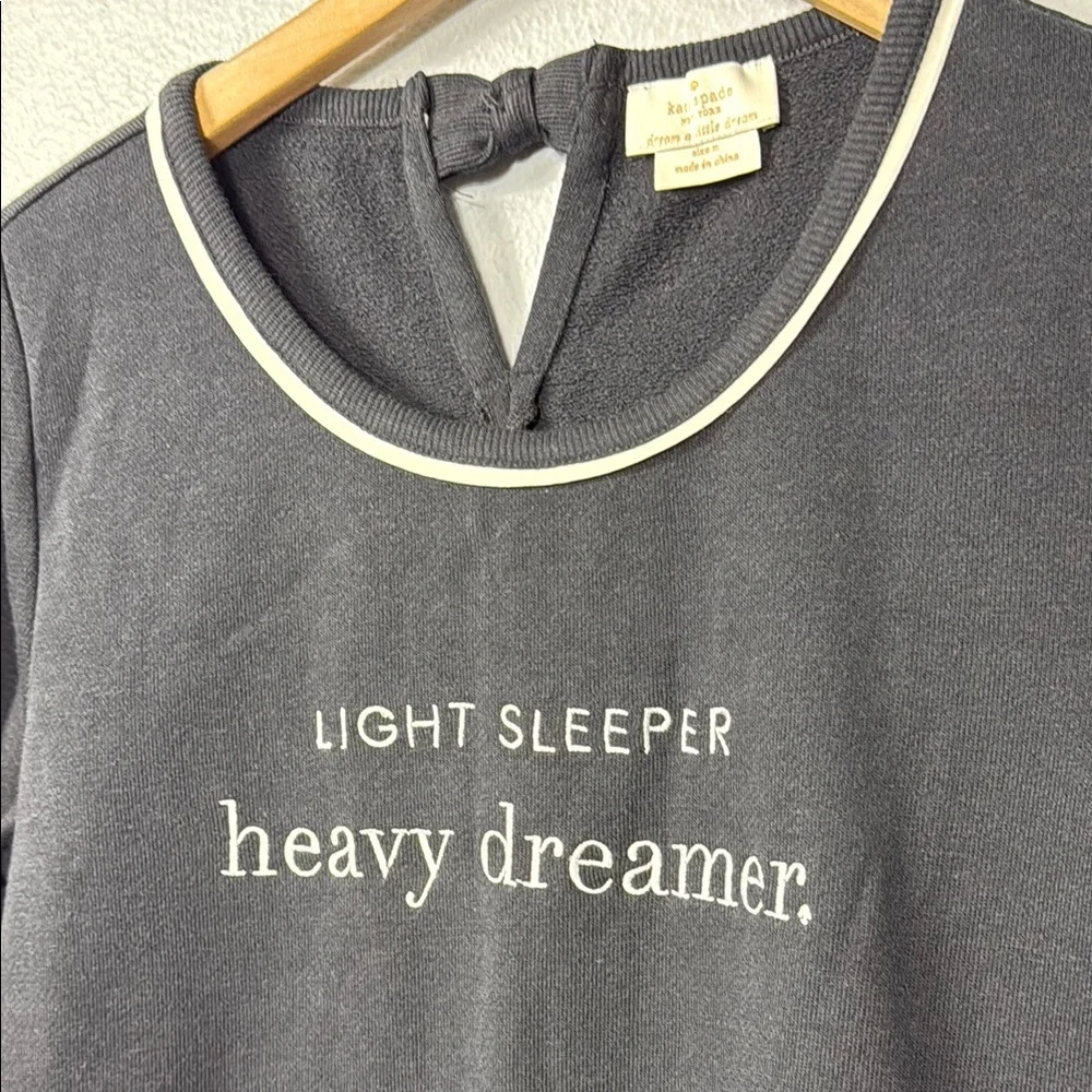 KATE SPADE Light Sleeper‎ Heavy Dreamer Pajama Top